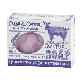San Francisco Soap Company Clean Caprine Goat Milk Lavender Bar Soap 5oz
