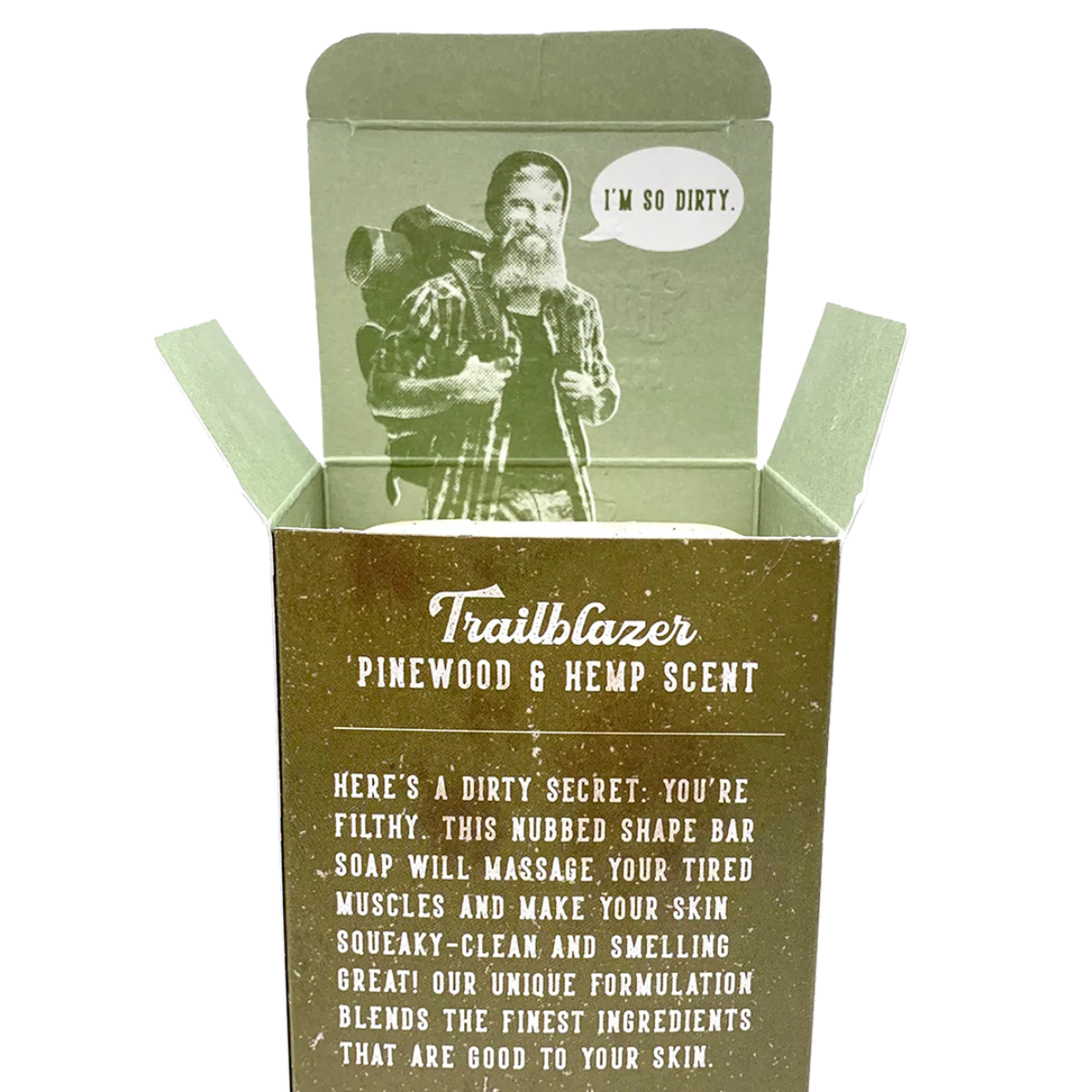 San Francisco Soap Company FILTHY MAN Bar Soap Trailblazer Pinewood & Hemp 10oz