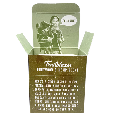 San Francisco Soap Company FILTHY MAN Bar Soap Trailblazer Pinewood & Hemp 10oz