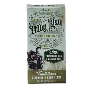 San Francisco Soap Company FILTHY MAN Bar Soap Trailblazer Pinewood & Hemp 10oz
