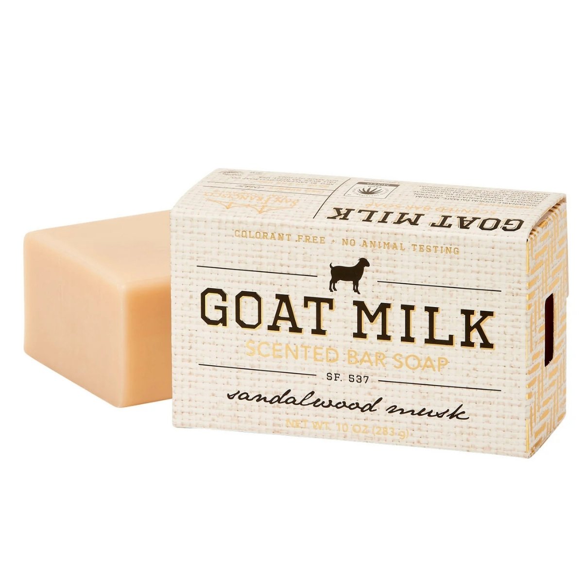 San Francisco Soap Company Goat Milk Sandalwood Musk Bar Soap 10oz

