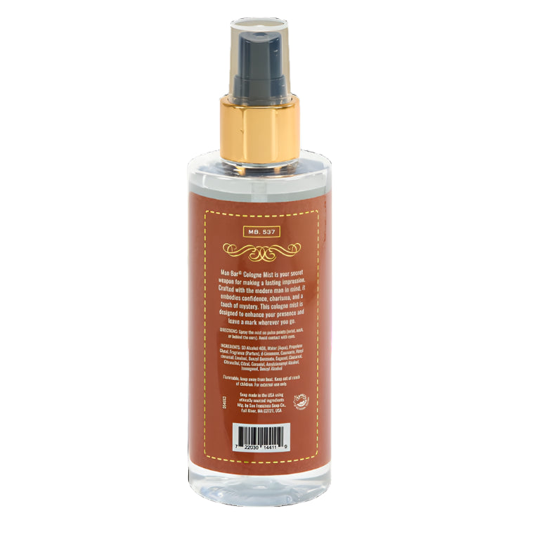 San Francisco Soap Company MAN BAR® Cologne Mist Spiced Tobacco