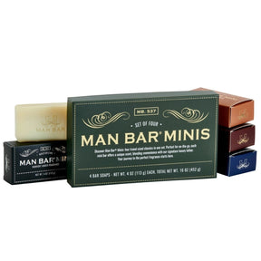 San Francisco Soap Company Man Bar® Mini 4pc Gift Box Set 4oz