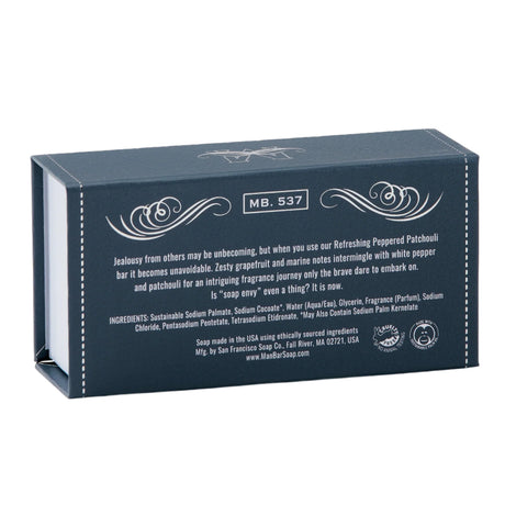 San Francisco Soap Company - MAN BAR® - Refreshing Peppered Patchouli - 10oz
