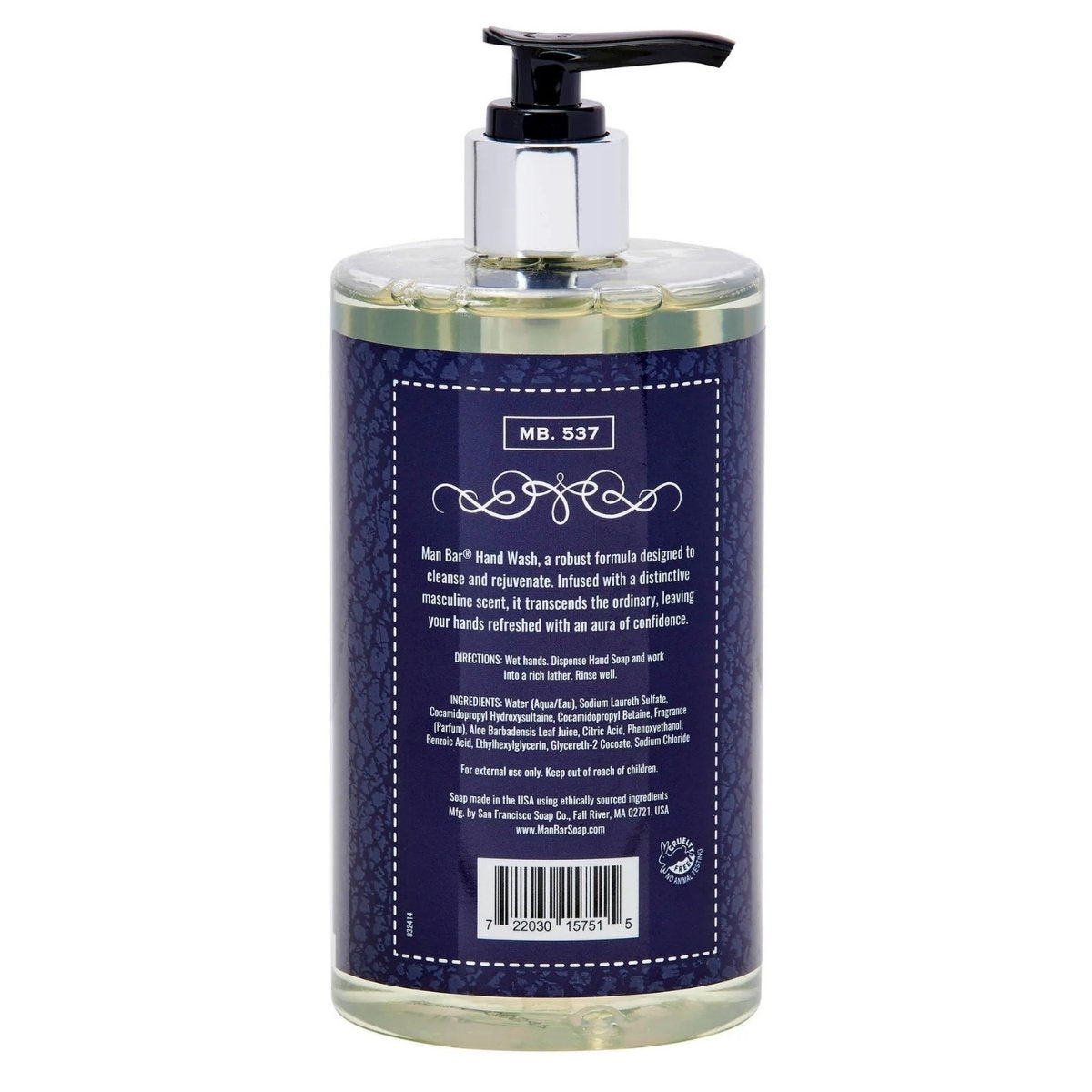 San Francisco Soap Company Man Bar® Silver Sage & Bergamot Hand Wash 16.5oz