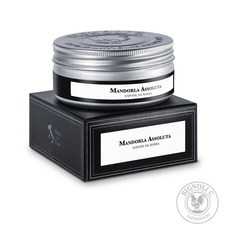 Saponificio Bignoli Almond Absolute Artisan Shaving Soap 175g