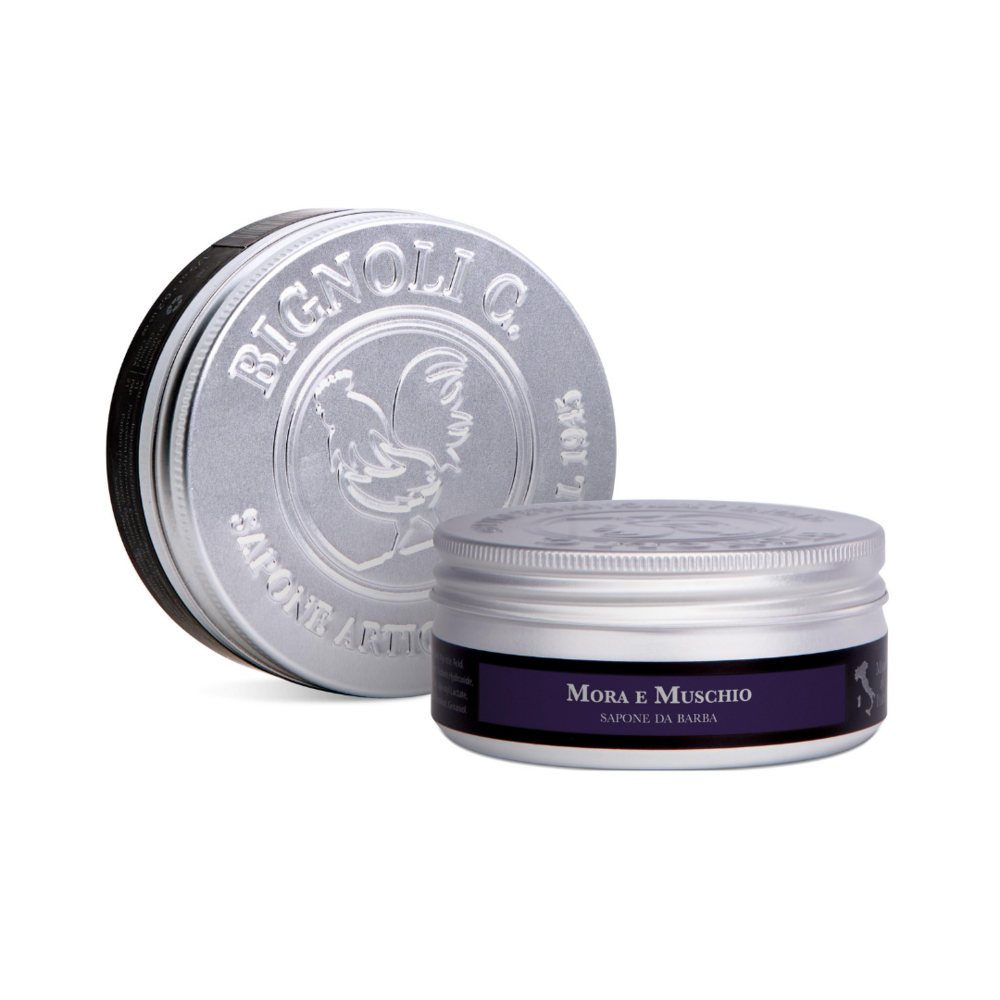 Saponificio Bignoli Blackberry & Musk Artisan Shaving Soap 175g