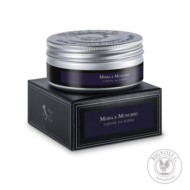 Saponificio Bignoli Blackberry & Musk Artisan Shaving Soap 175g