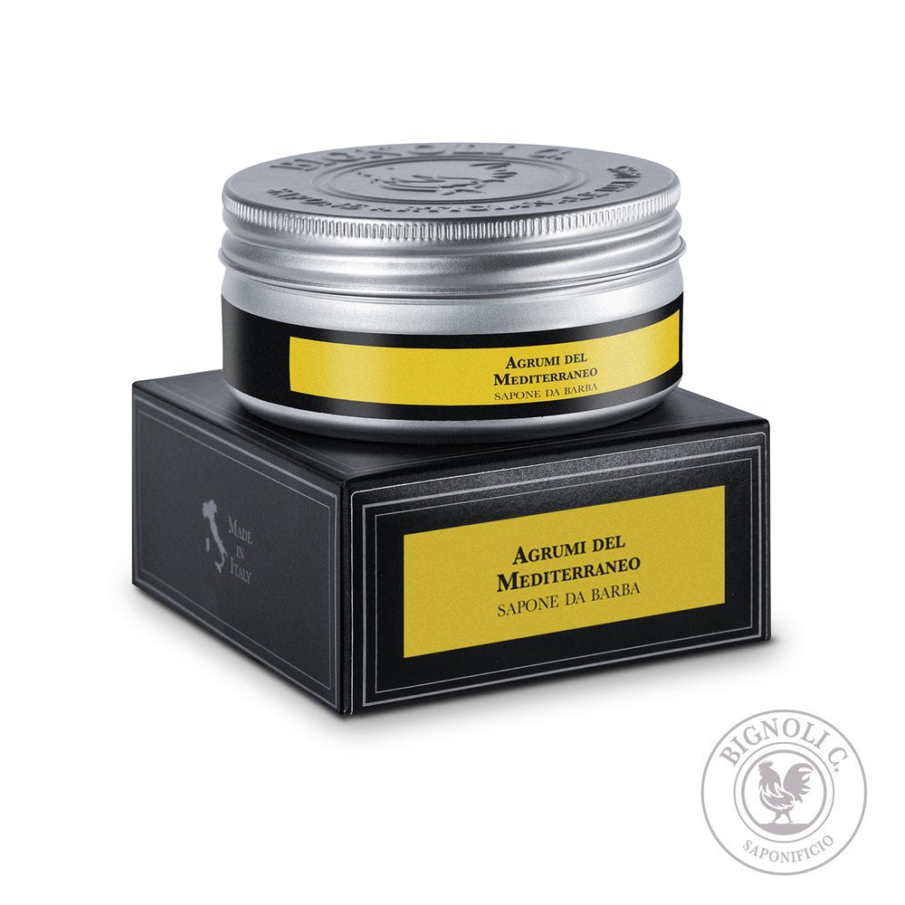 Saponificio Bignoli Mediterranean Citrus Artisan Shaving Soap 175g