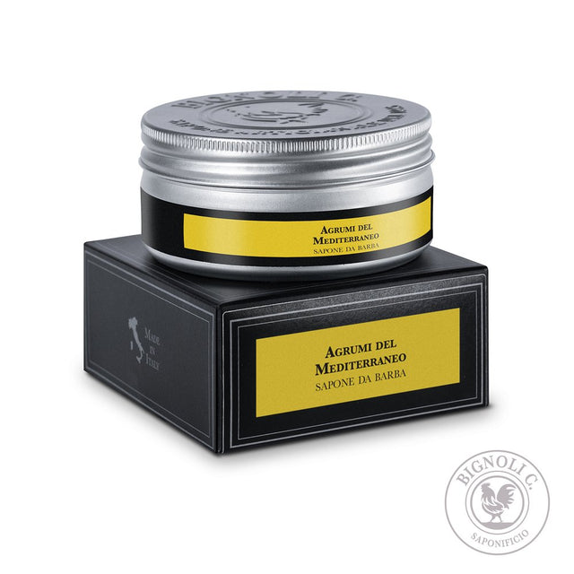 Saponificio Bignoli Mediterranean Citrus Artisan Shaving Soap 175g