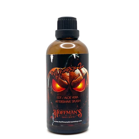 Scratch & Dent Hoffman's Evil Pumpkin 2 Limited Halloween Edition EDT Aloe Vera Aftershave Splash 100ml