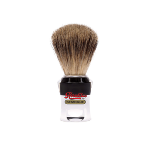 Semogue - 750 Best Badger Shaving Brush - Clear Acrylic Handle