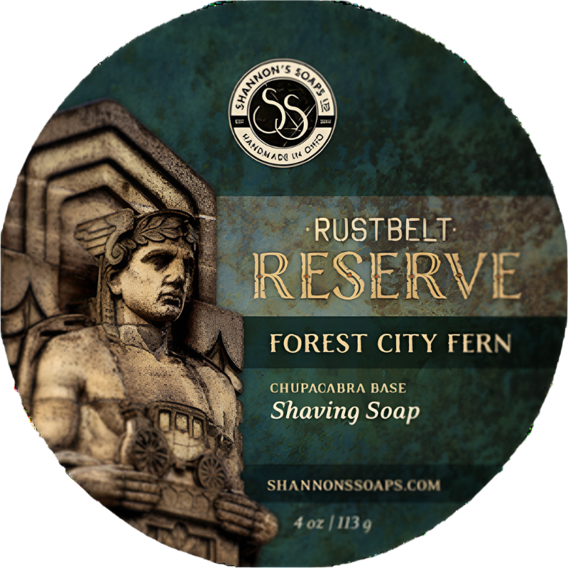 Shannon's Soaps - Forest City Fern - Rust Belt Reserve Shaving Soap - 4oz