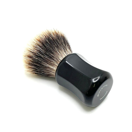 Shavemac - 26mm Silvertip 2 Band Badger Shaving Brush - Black Handle