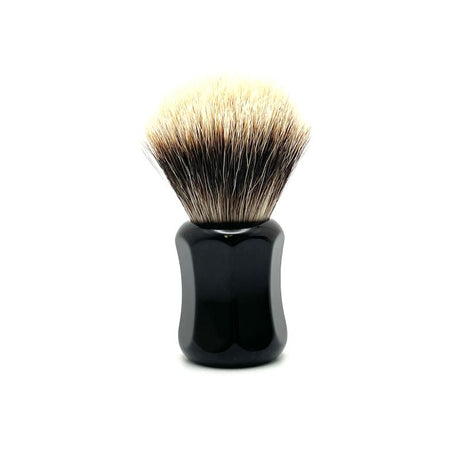 Shavemac - 26mm Silvertip 2 Band Badger Shaving Brush - Black Handle
