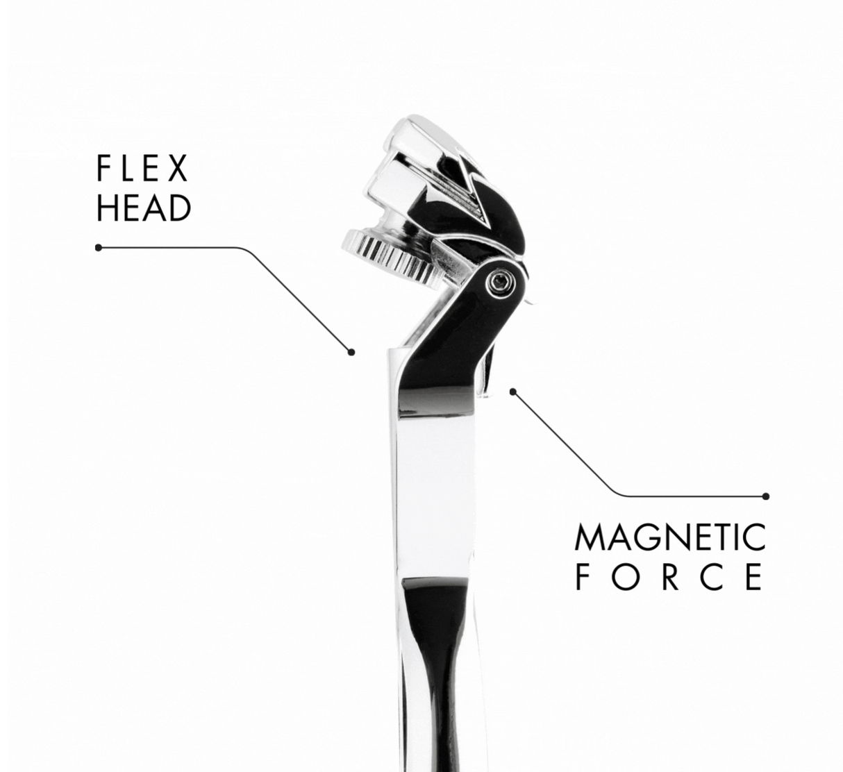 Shavent Safety Razor Single Edge Original 2.0 Magnetic Force Black Oak