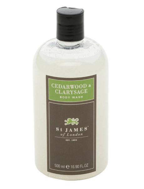 St. James of London - Cedarwood & Clarysage - Body Wash - 500ml