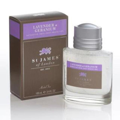 St. James of London - Lavender & Geranium - Post-Shave Moisturiser - 100ml