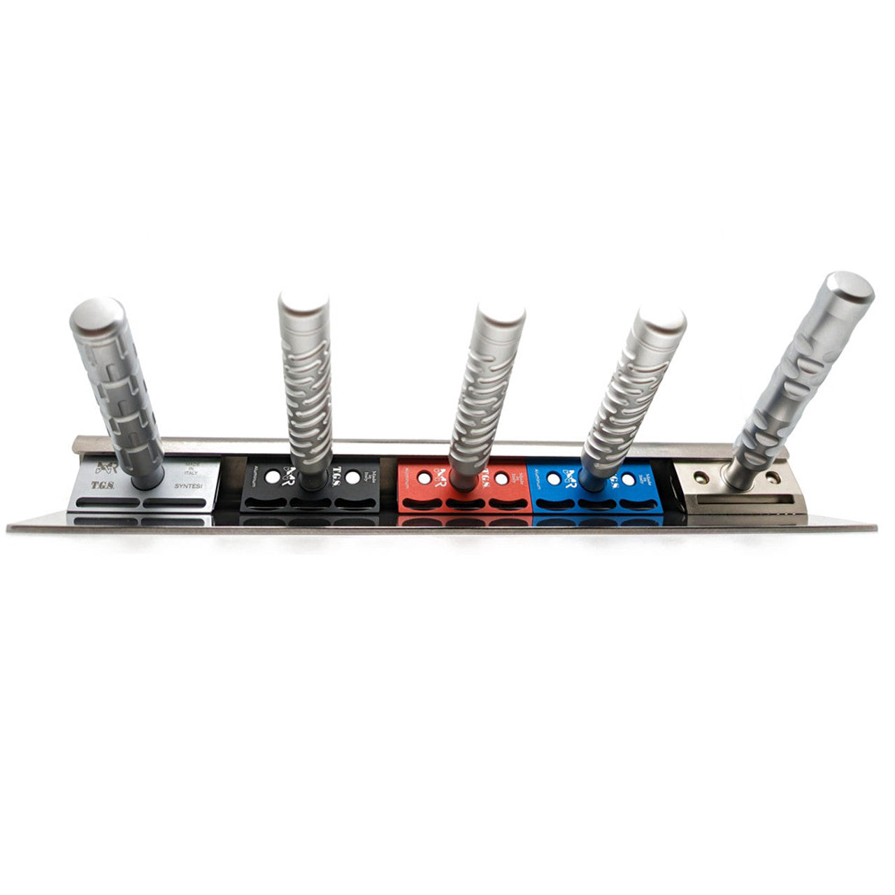 Stainless Steel Razor Stand for 5 DE Razors | Made in Italy | The