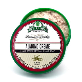 Stirling Soap Company Almond Creme Shave Soap 5.8oz