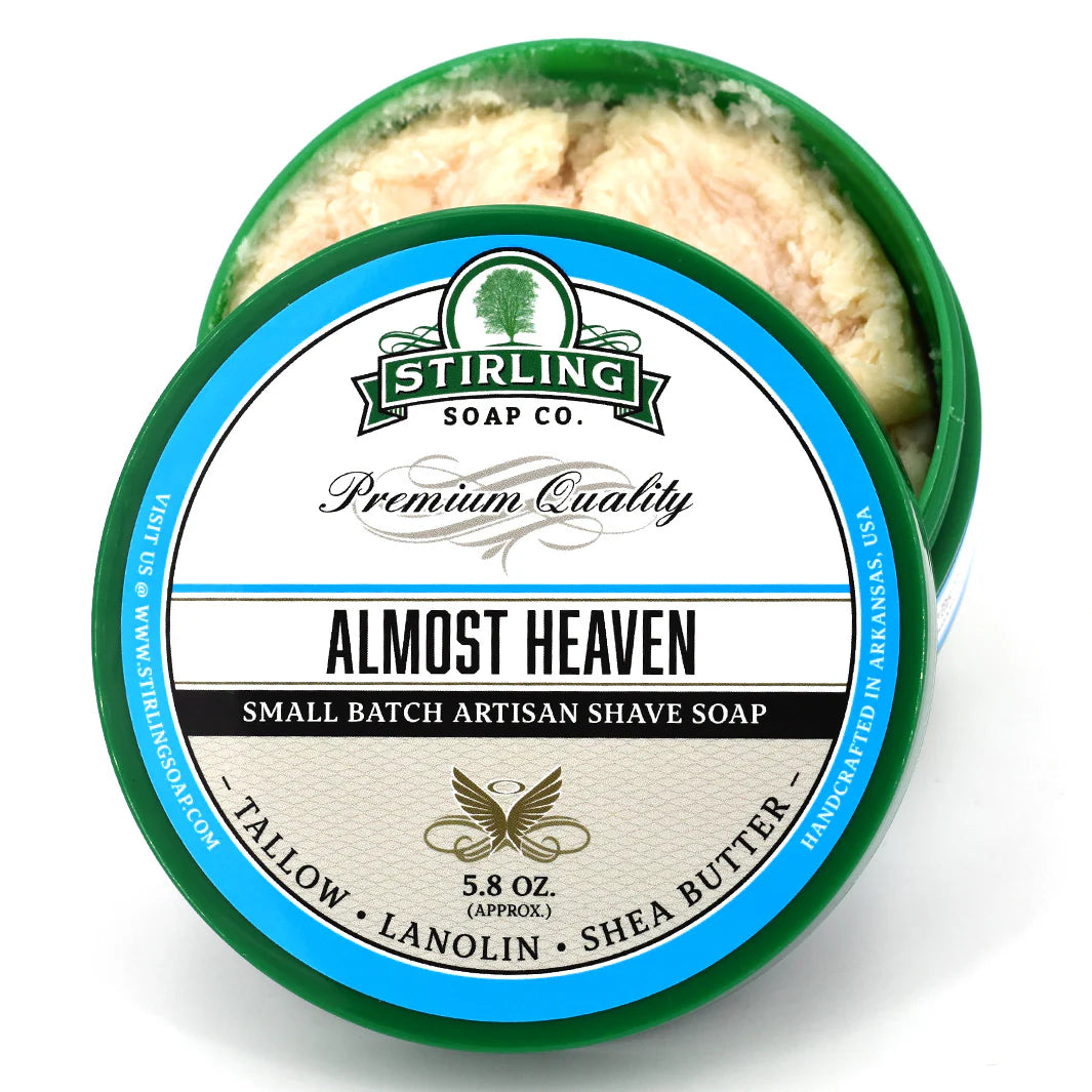 Stirling Soap Company Almost Heaven Shave Soap 5.8oz