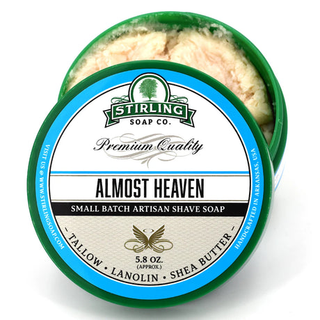 Stirling Soap Company Almost Heaven Shave Soap 5.8oz