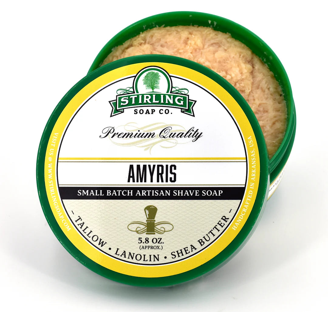  Stirling Soap Company Amyris Shave Soap 5.8oz