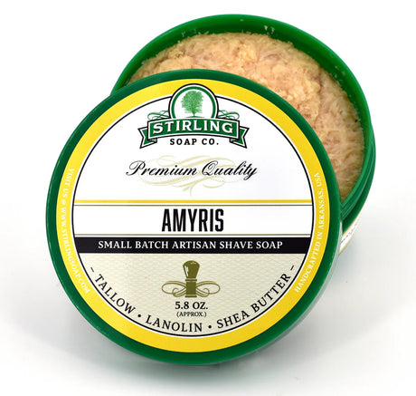  Stirling Soap Company Amyris Shave Soap 5.8oz
