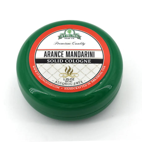 Stirling Soap Company Arance Mandarini Solid Cologne 1.25oz