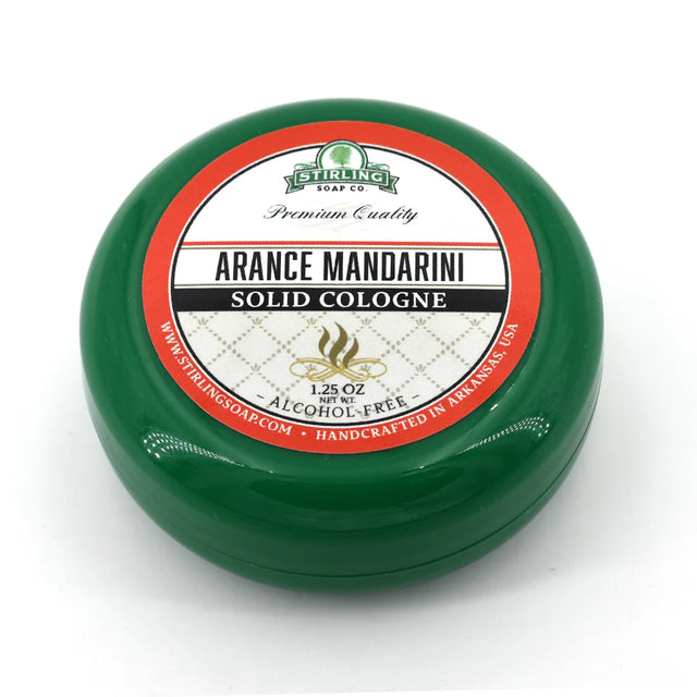 Stirling Soap Company Arance Mandarini Solid Cologne 1.25oz