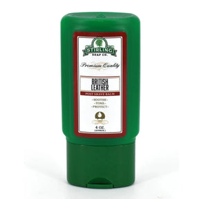 Stirling Soap Company British Leather Post-Shave Balm 4oz