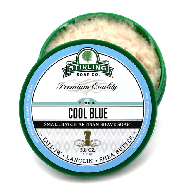 Stirling Soap Company Cool Blue Shave Soap 5.8oz
