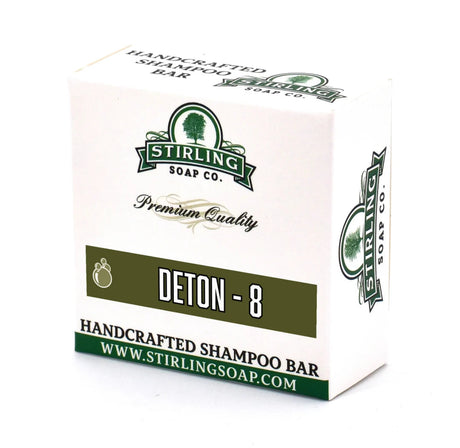 Stirling Soap Company Deton-8 Shampoo Bar 3.8oz