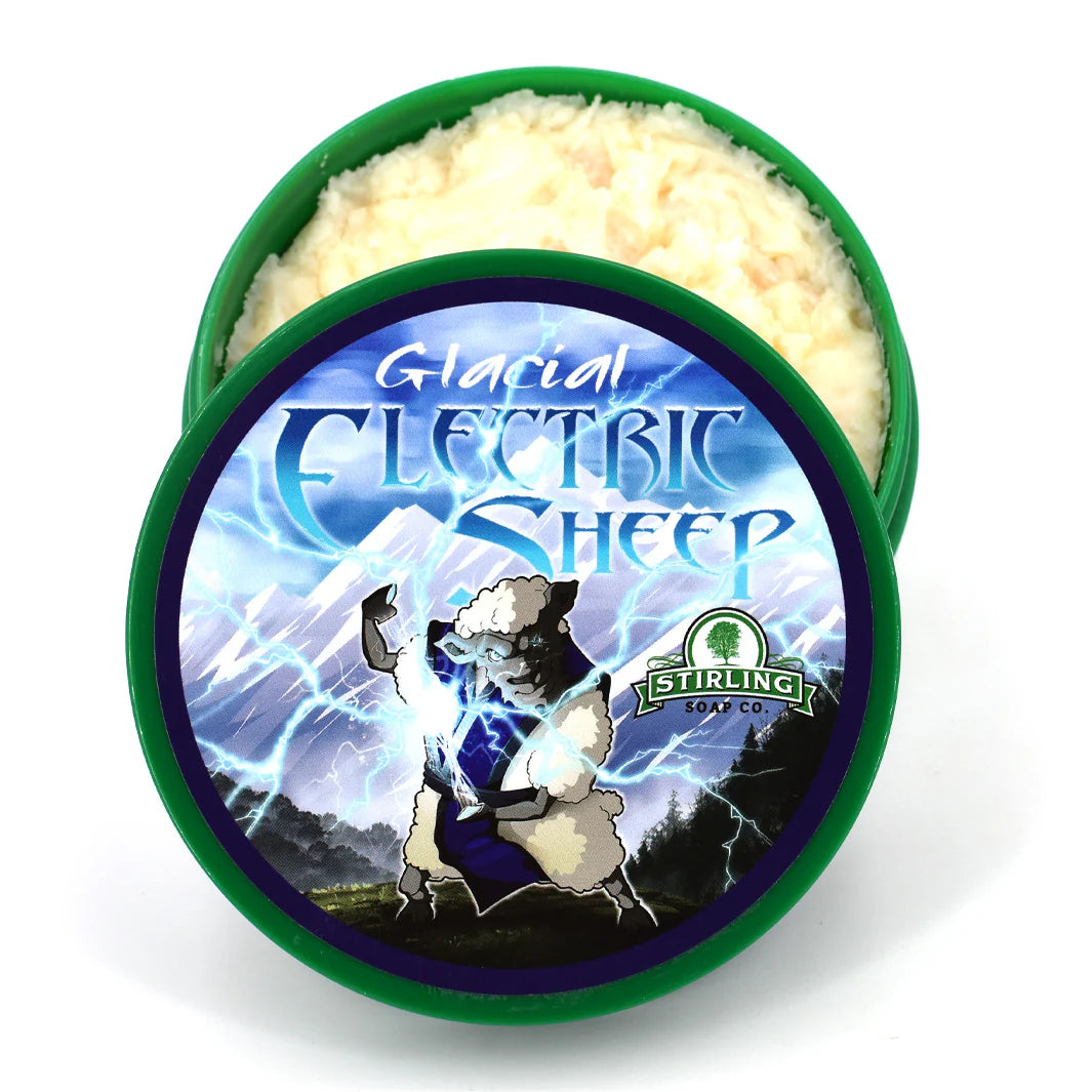 Stirling Soap Company Glacial Electric Sheep Shave Soap 5.8oz