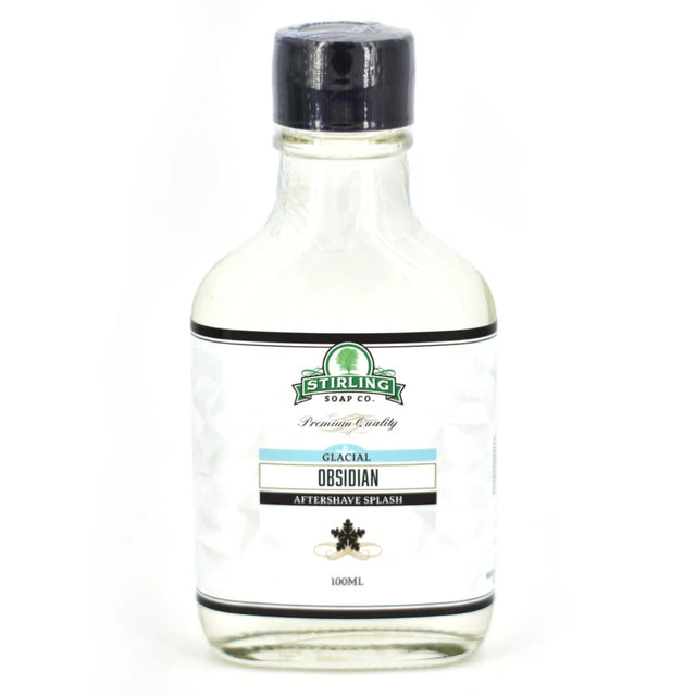 Stirling Soap Company Glacial Obsidian Aftershave Splash 100ml