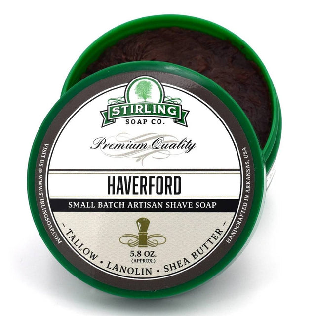 Stirling Soap Company Haverford Shave Soap 5.8oz