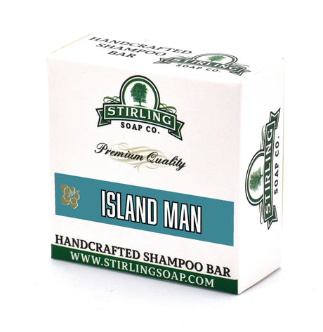 Stirling Soap Company Island Man Shampoo Bar 3.8oz