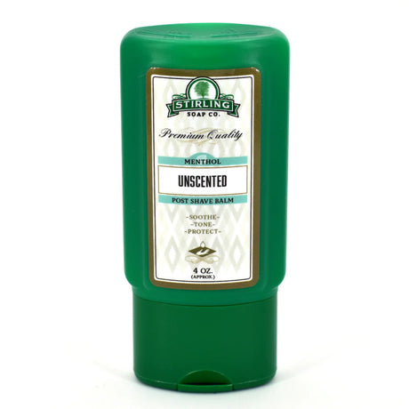 Stirling Soap Company Menthol Unscented Post-Shave Balm 4oz