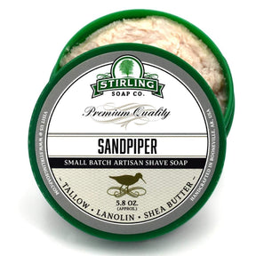 Stirling Soap Company Sandpiper Shave Soap 5.8oz