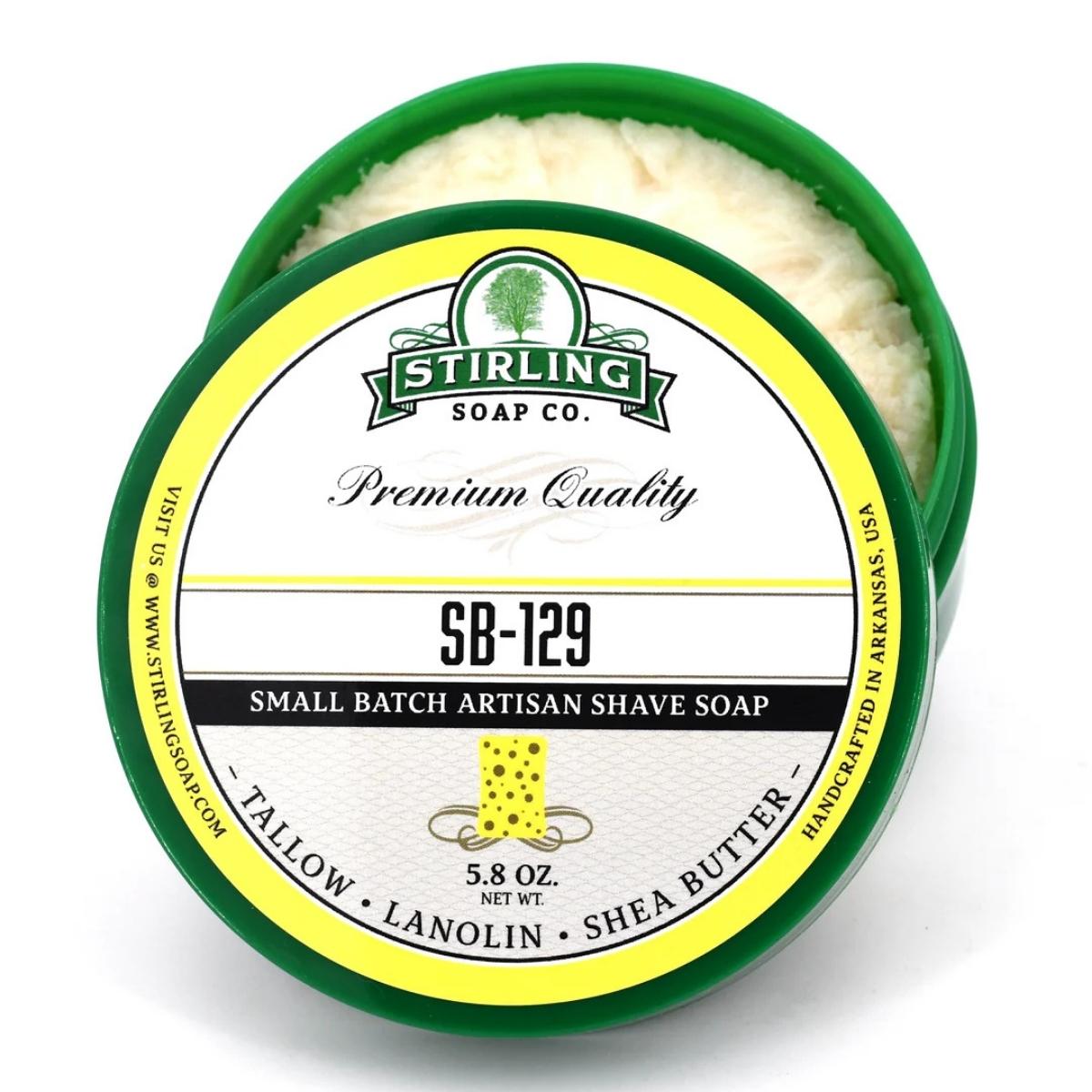 Stirling Soap Company SB-129 Shave Soap 5.8oz