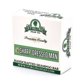 Stirling Soap Company Sharp Dressed Man Shampoo Bar 3.8oz