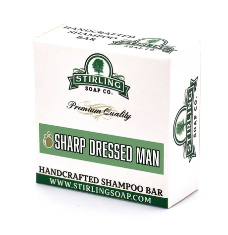 Stirling Soap Company Sharp Dressed Man Shampoo Bar 3.8oz