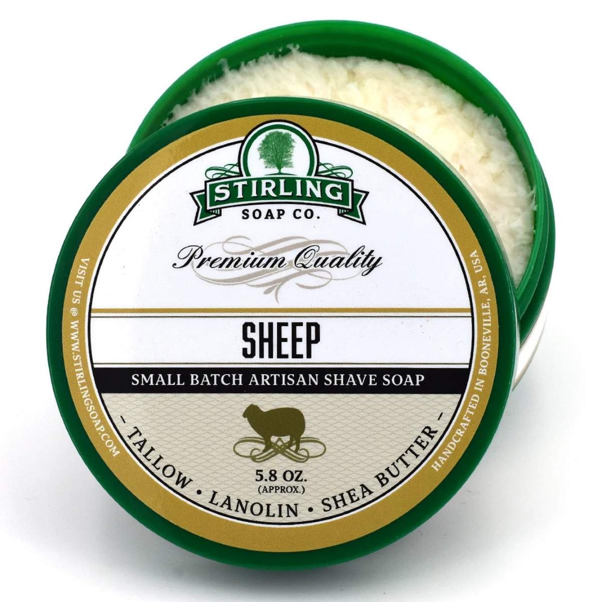 Stirling Soap Company Sheep Shave Soap 5.8oz