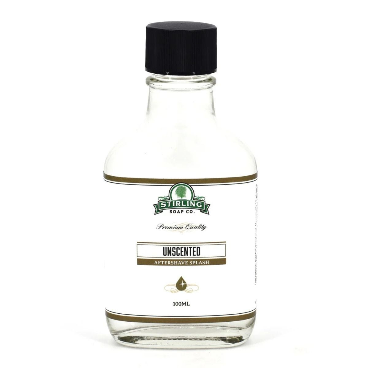 Stirling Soap Company Unscented Aftershave Splash 100ml