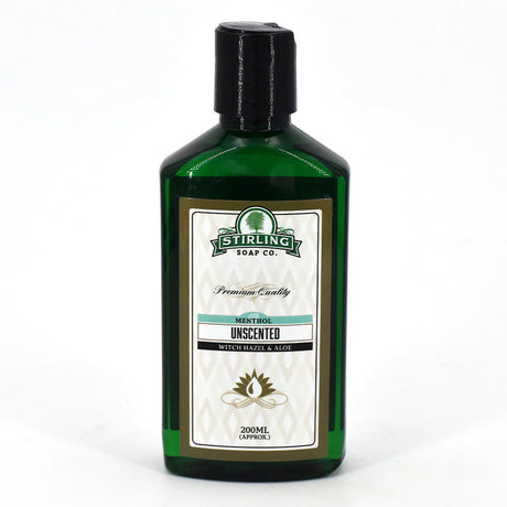 Stirling Soap Company Unscented with Menthol Witch Hazel & Aloe 200ml