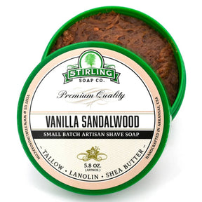 Stirling Soap Company Vanilla Sandalwood Shave Soap 5.8oz