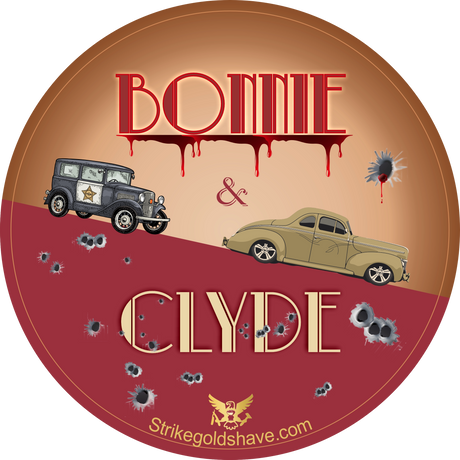 Strike Gold Shave Bonnie & Clyde Shave Soap 4oz