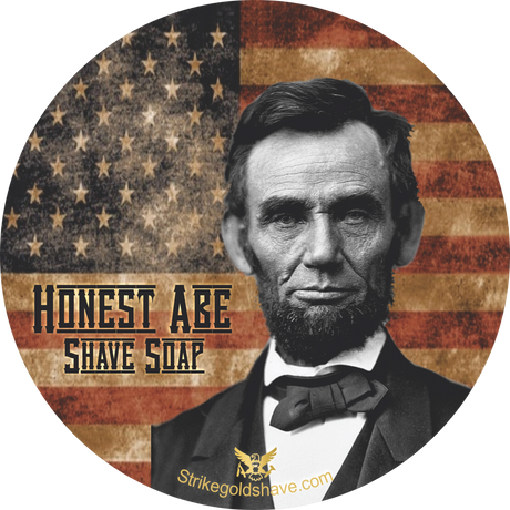 Strike Gold Shave Honest Abe Shave Soap 4oz