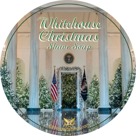 Strike Gold Shave White House Christmas Shave Soap 4oz