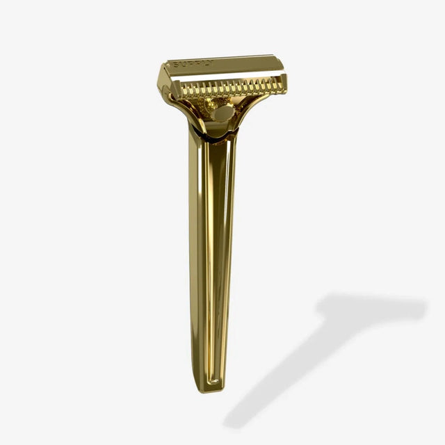 Supply - The Single Edge SE Razor - Polished Gold Finish